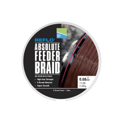 Fir Textil Preston  - Reflo Absolute Feeder Braid 0.08mm 150m